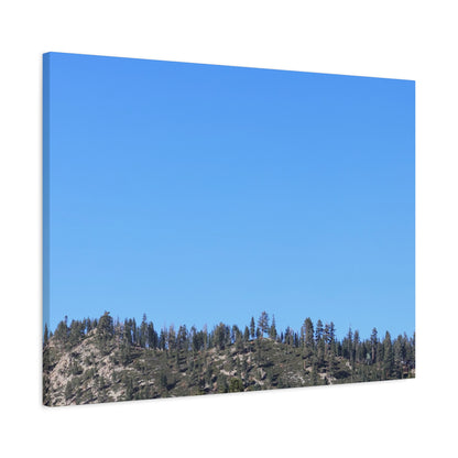 Mountain's Quiet Breath - Unique Frameless Canvas Wall Art
