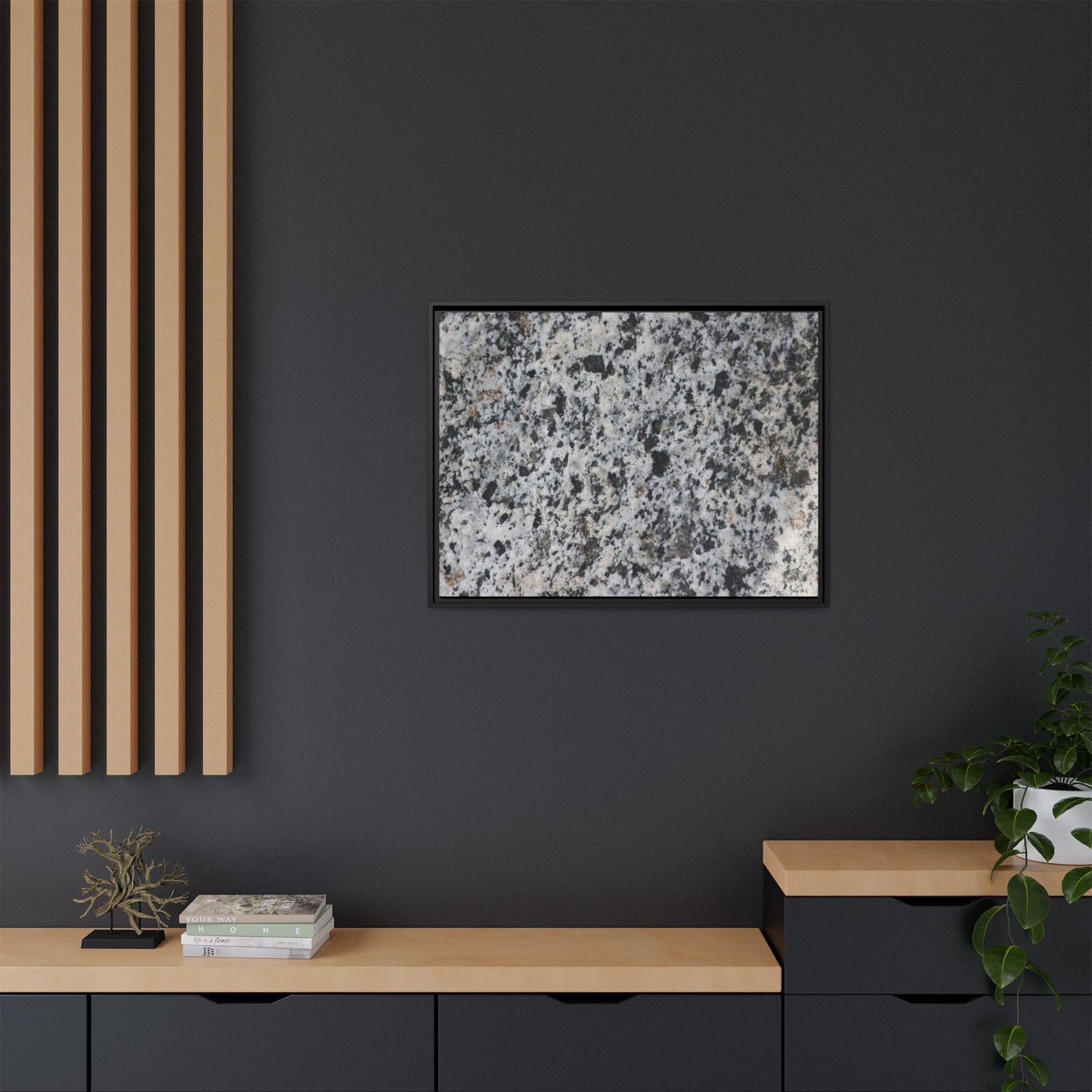 Granite Song - Unique Stretched Canvas Wall Art - Art By Earth
