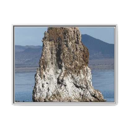 Tufa Tower Reflection - Unique Stretched Canvas Wall Art