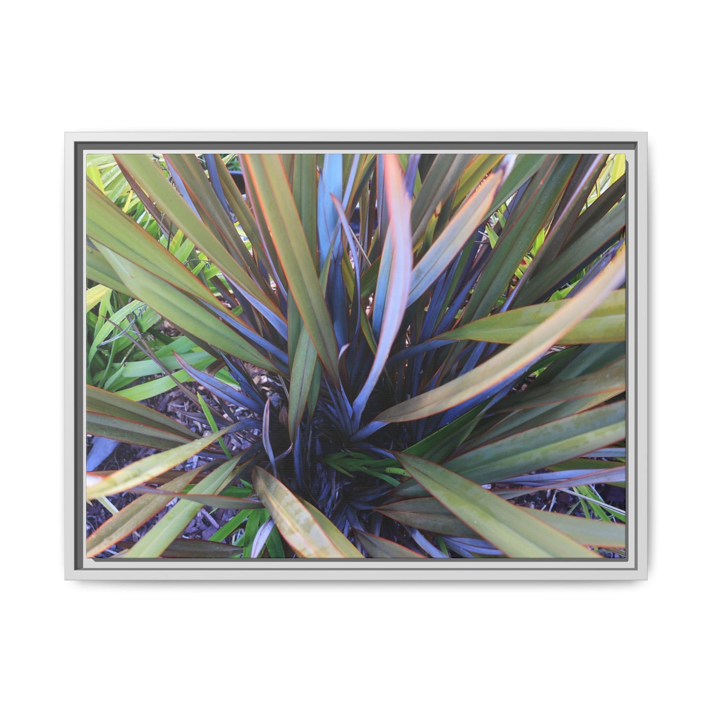 Radiant Leaves - Unique Stretched Canvas Wall Art - Art By Earth