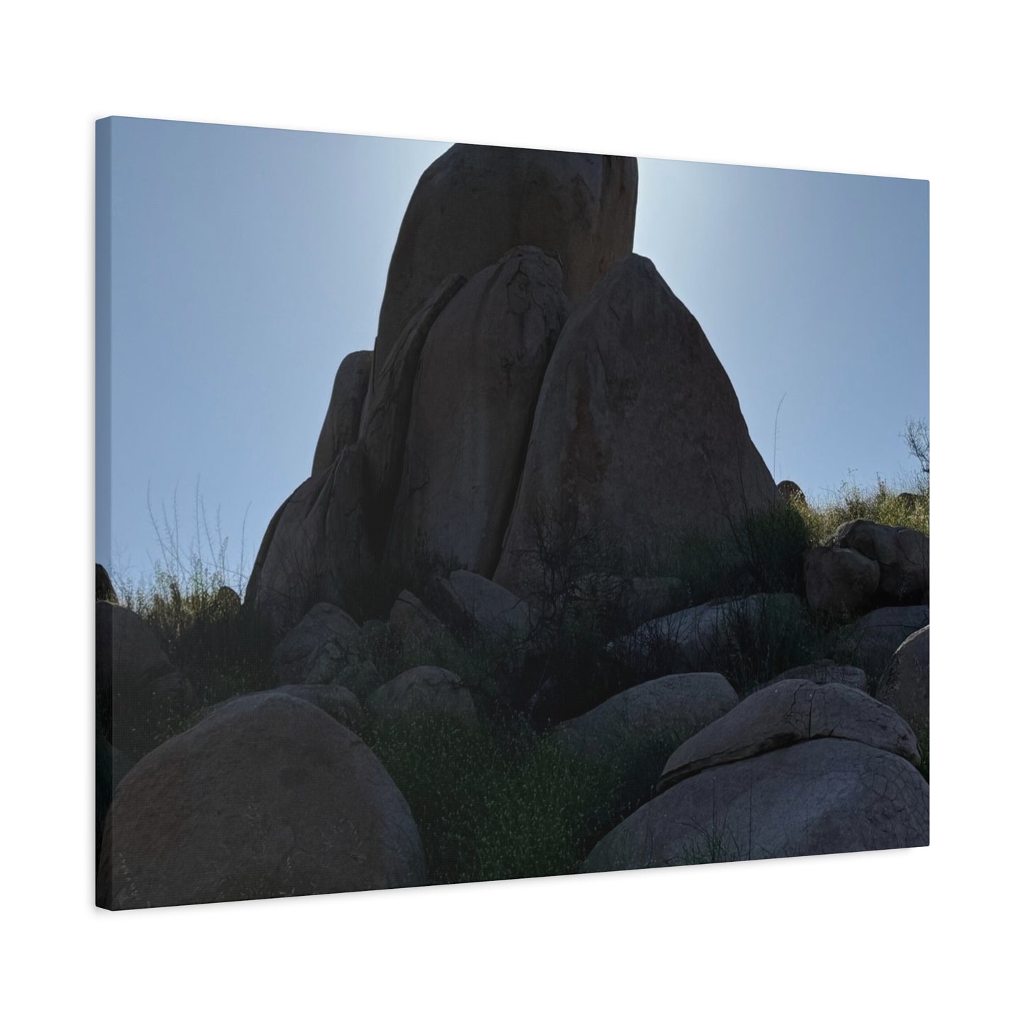 Rocks of Solitude - Unique Frameless Canvas Wall Art - Art By Earth