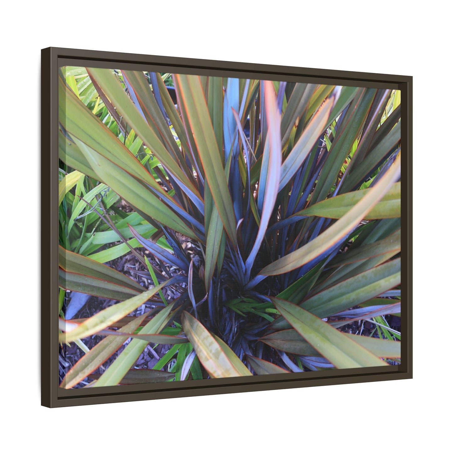 Radiant Leaves - Unique Stretched Canvas Wall Art - Art By Earth