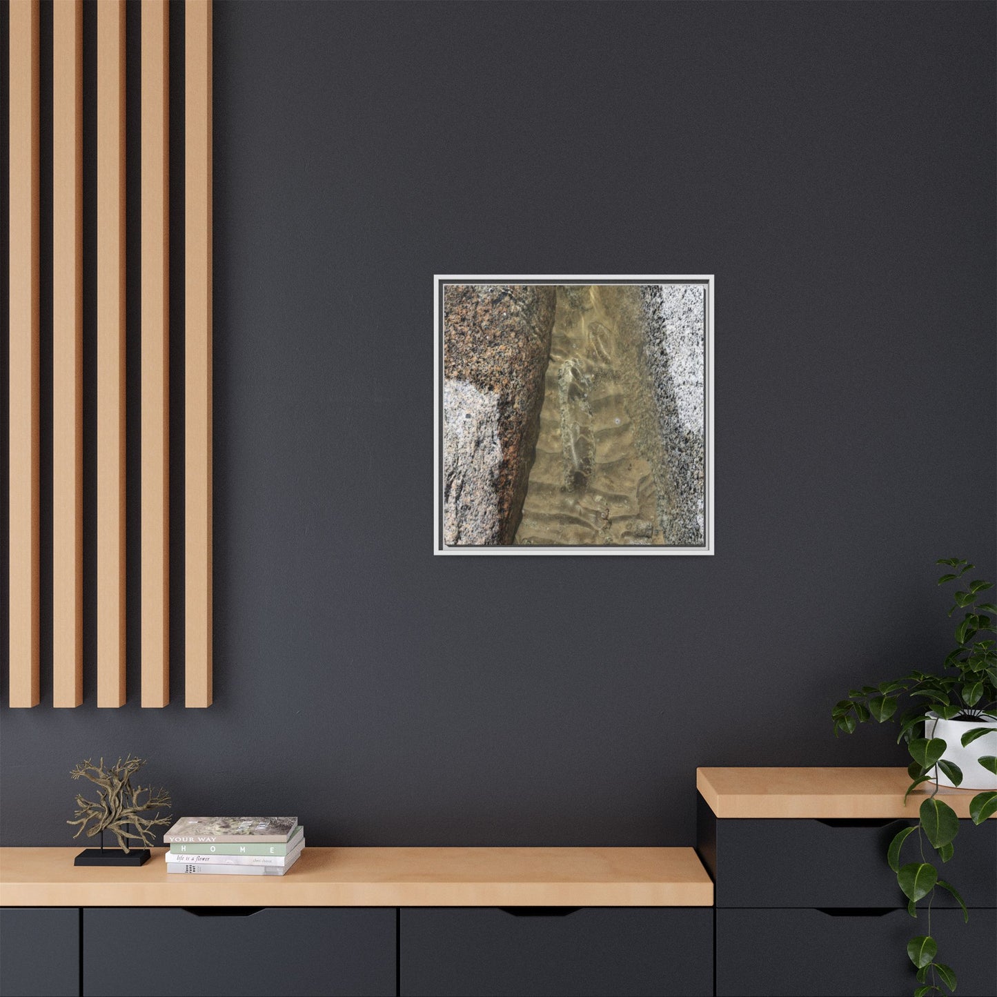 Between Concrete Walls - Unique Stretched Canvas Wall Art - Art By Earth