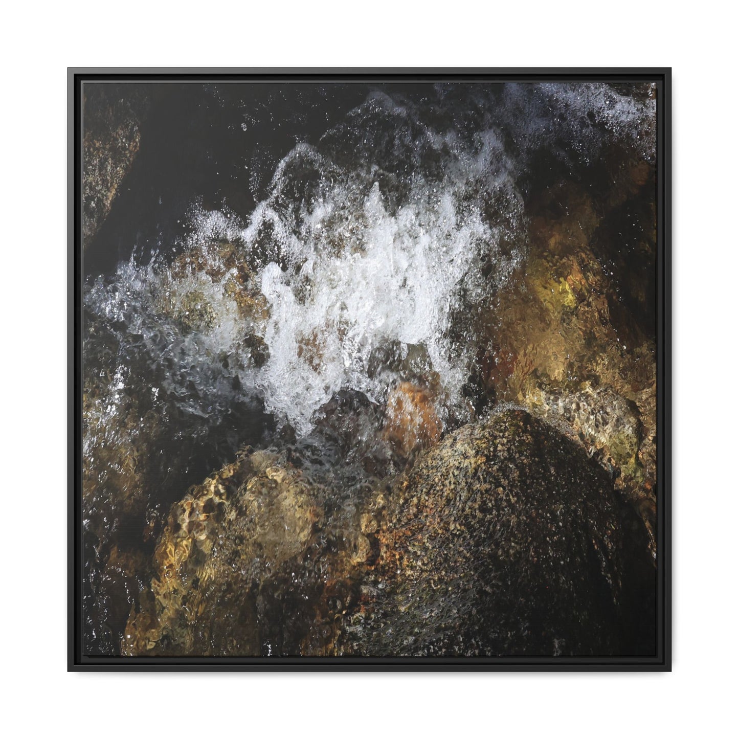 Cascading Momentum - Unique Stretched Canvas Wall Art - Art By Earth