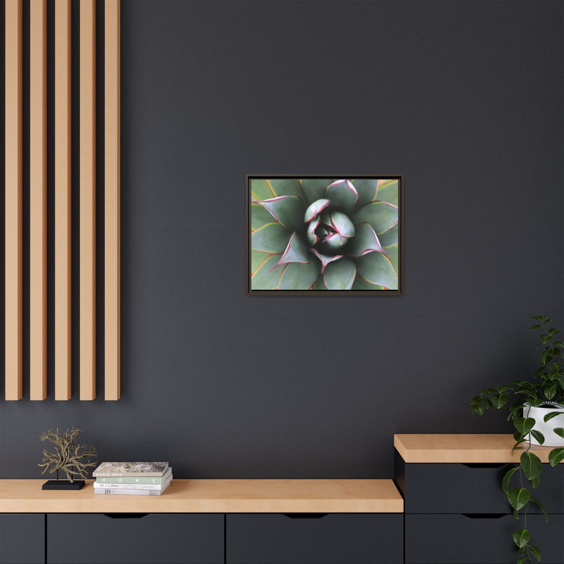 Spiky Elegance - Unique Stretched Canvas Wall Art - Art By Earth