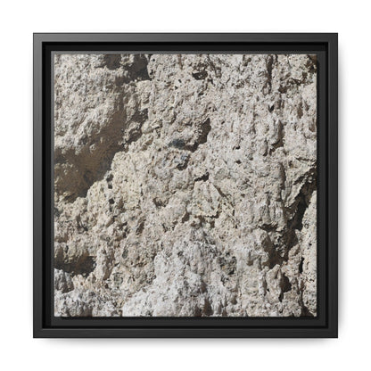 Weathered Stone Whispers - Unique Stretched Canvas Wall Art