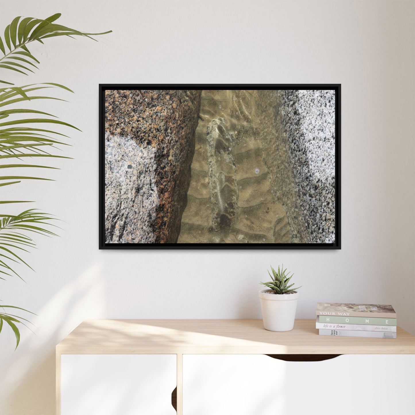 Between Concrete Walls - Unique Stretched Canvas Wall Art - Art By Earth
