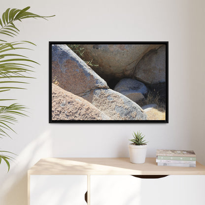Boulder Shelter - Unique Stretched Canvas Wall Art