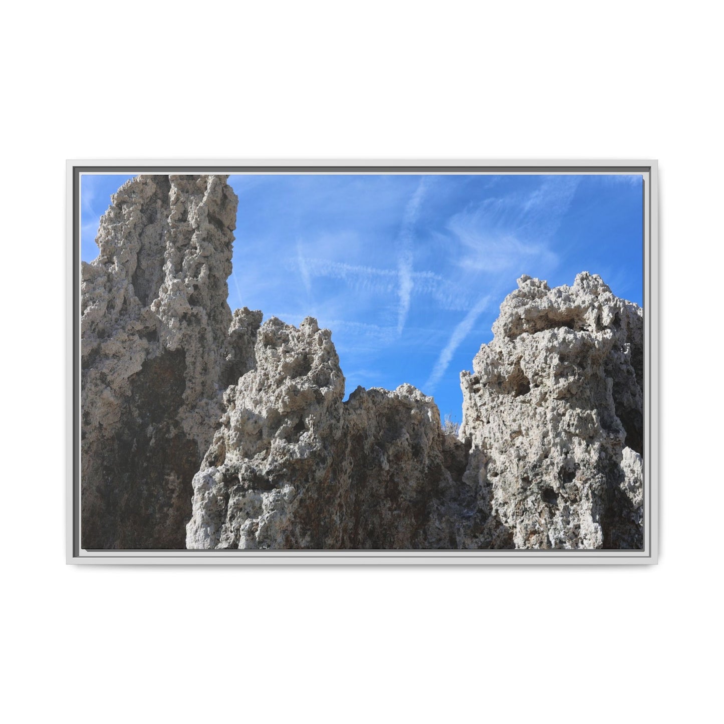 Weathered Sentinels - Unique Stretched Canvas Wall Art