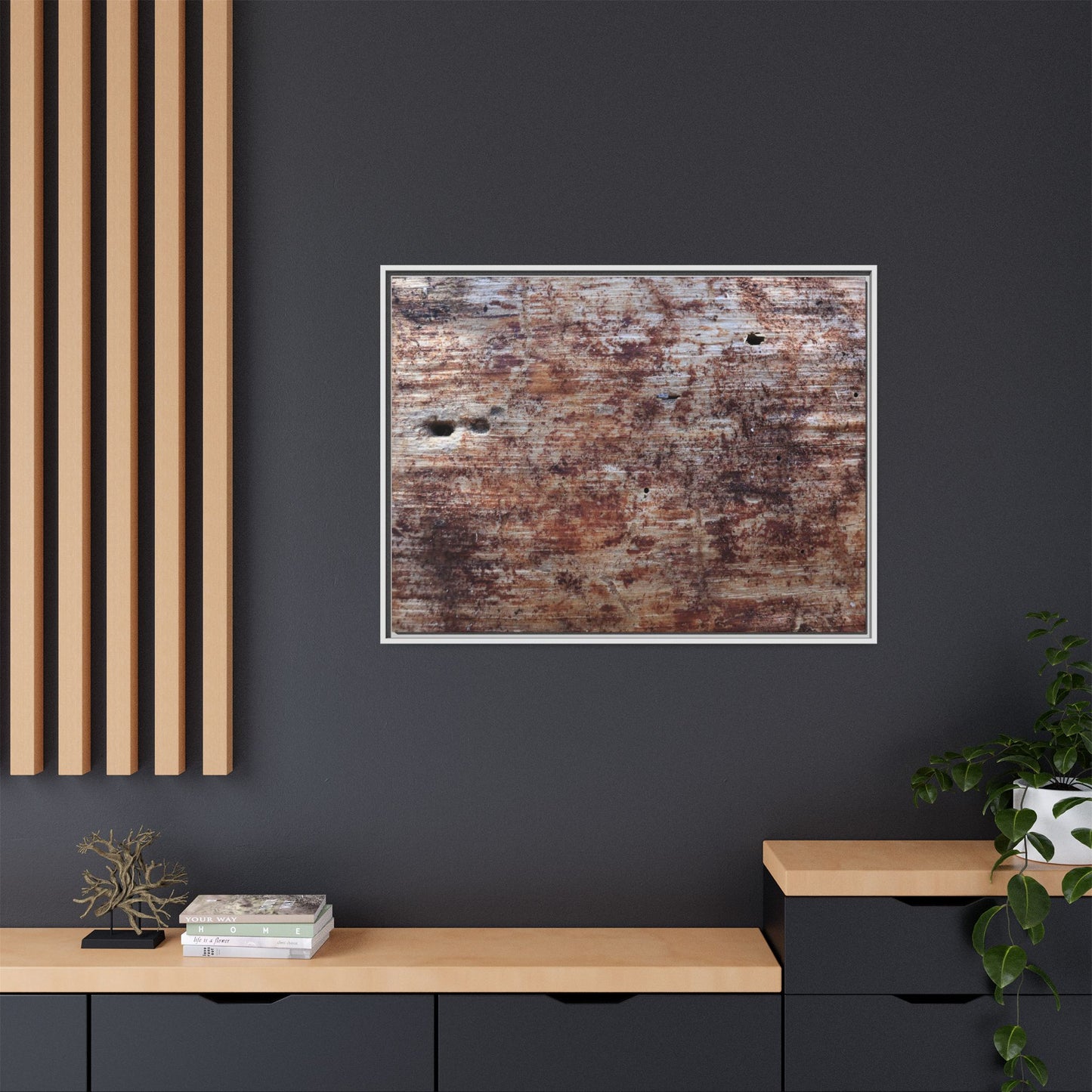 Rustic Textures - Unique Stretched Canvas Wall Art - Art By Earth