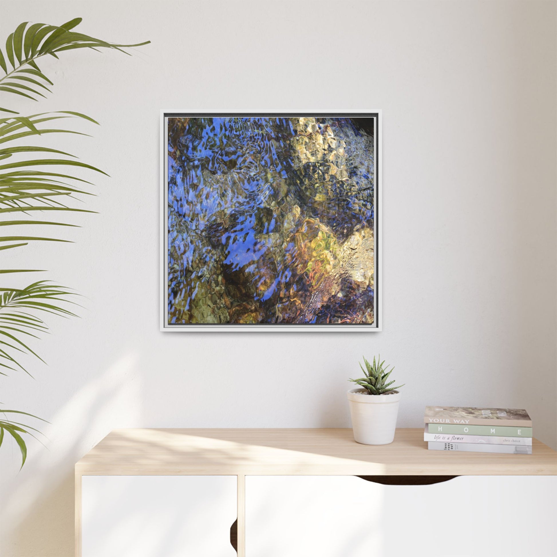 Aquatic Kaleidoscope - Unique Stretched Canvas Wall Art - Art By Earth
