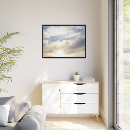 Sky's Ethereal Whisper - Unique Stretched Canvas Wall Art - Art By Earth