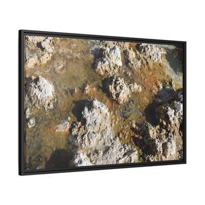 Stone Sea of Silence - Unique Stretched Canvas Wall Art