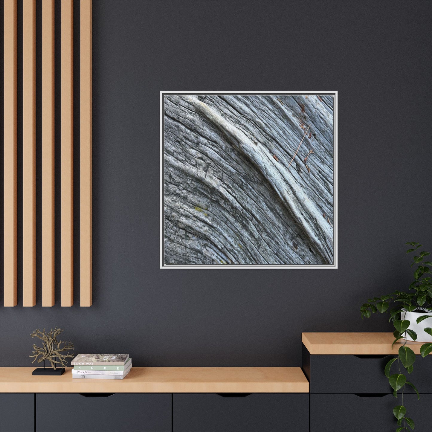 Aged Timber - Unique Stretched Canvas Wall Art - Art By Earth