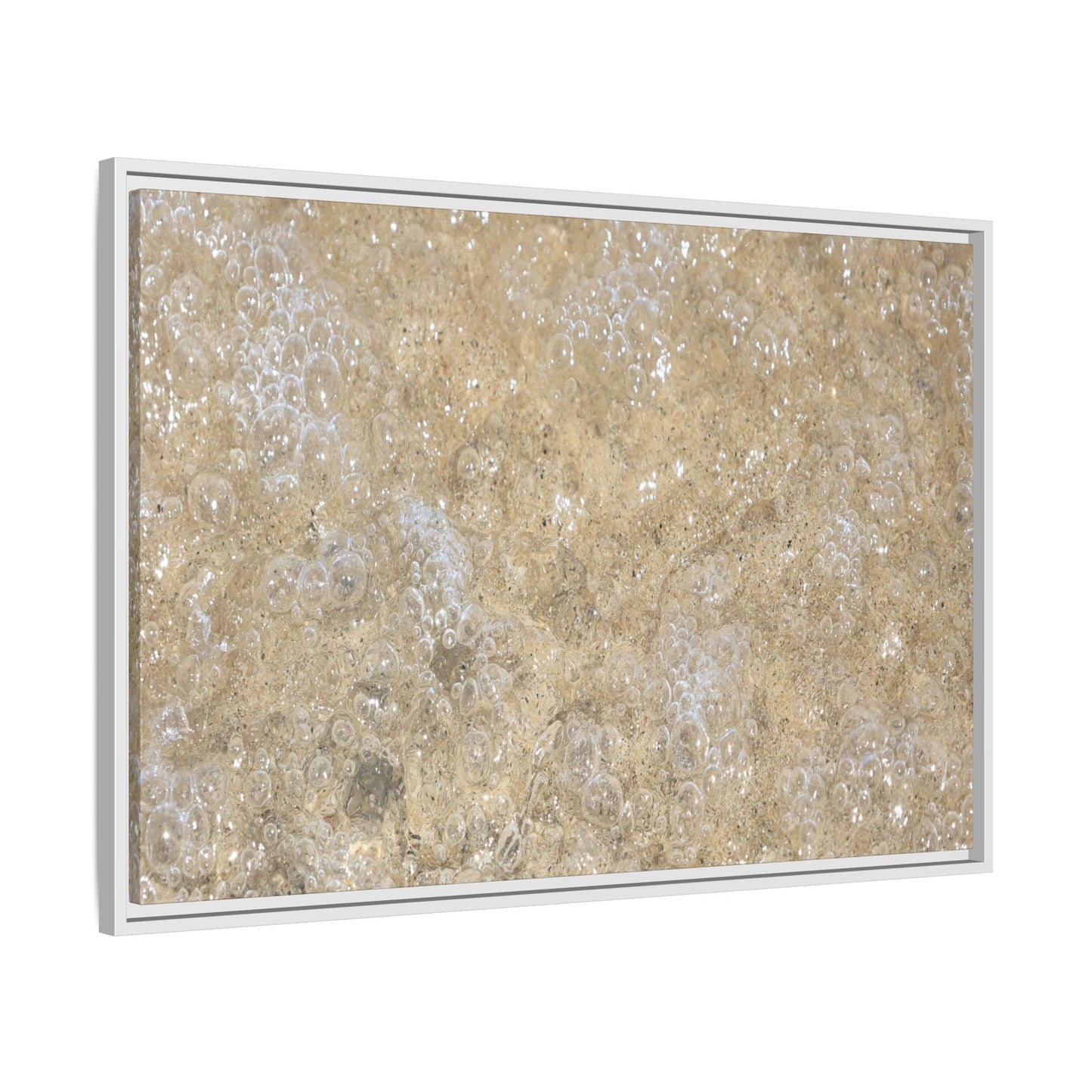 Bubbling Sand - Unique Stretched Canvas Wall Art - Art By Earth