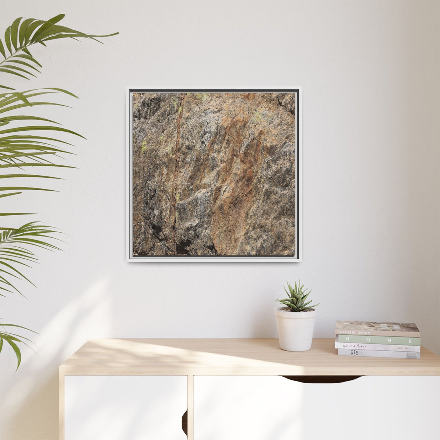 Weathered Rock Formation - Unique Stretched Canvas Wall Art - Art By Earth