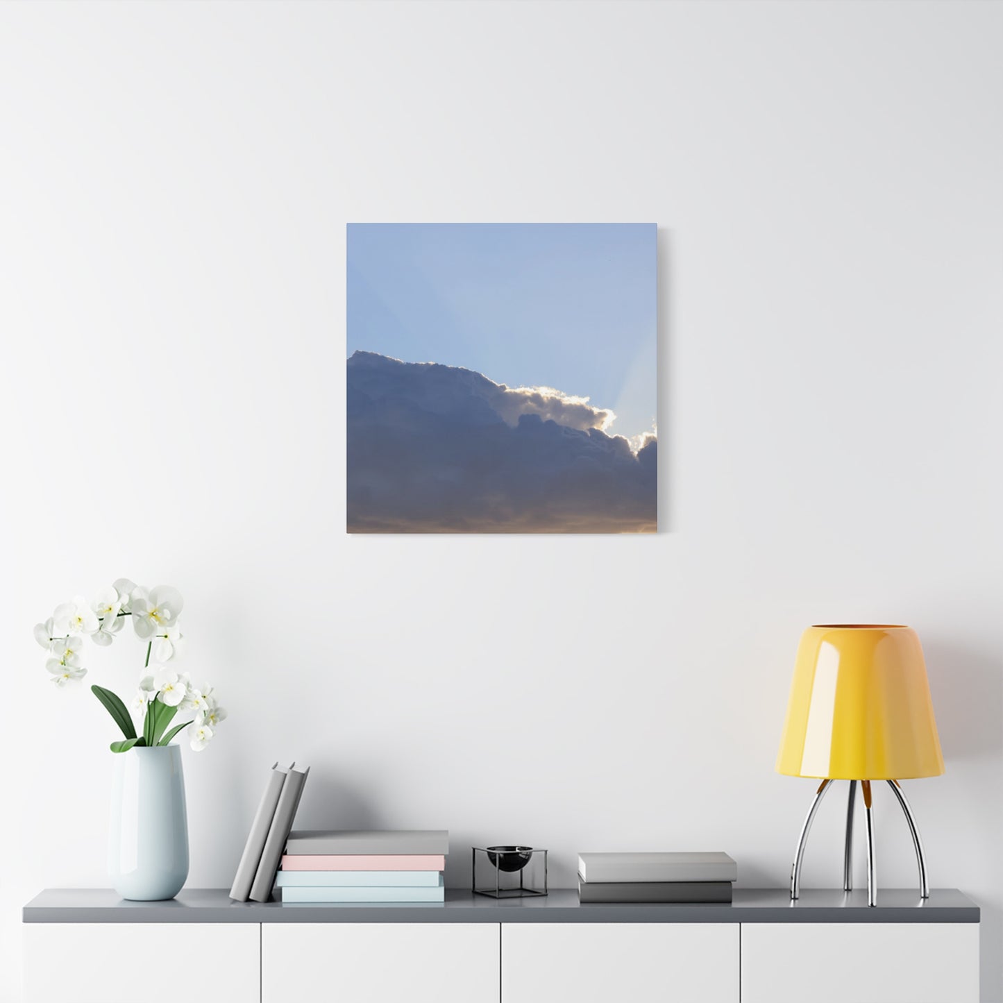 Cloud Mountain - Unique Frameless Canvas Wall Art