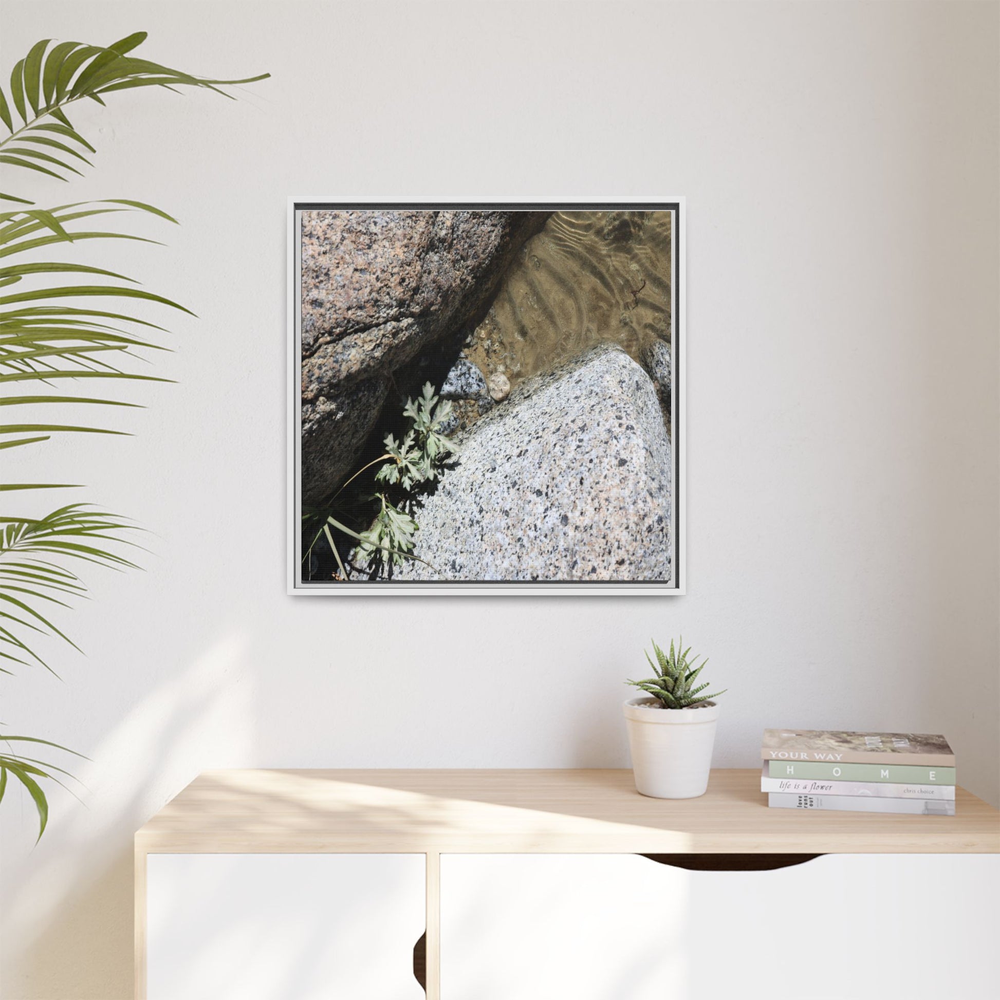 Resilience in Stone - Unique Stretched Canvas Wall Art - Art By Earth