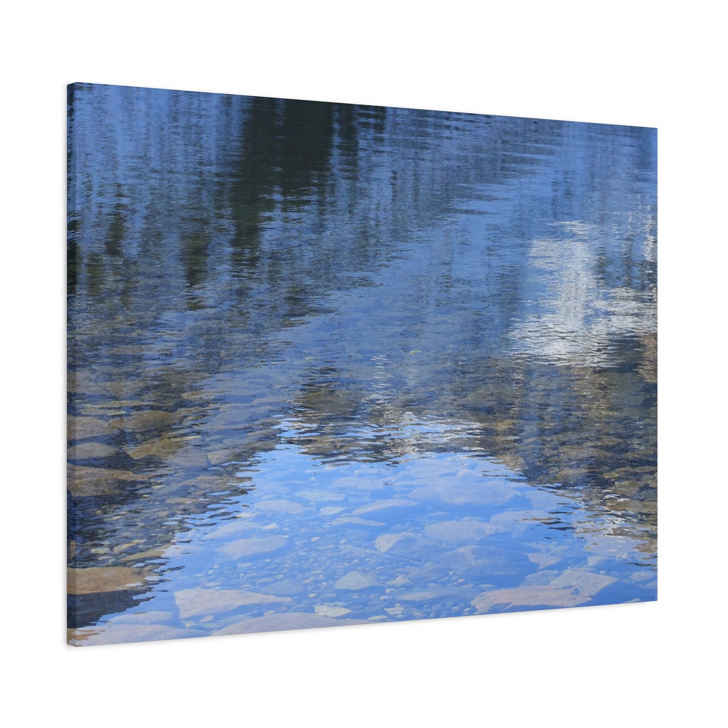 Reflections of Tranquility - Unique Frameless Canvas Wall Art