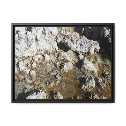 Strata of Silence - Unique Stretched Canvas Wall Art