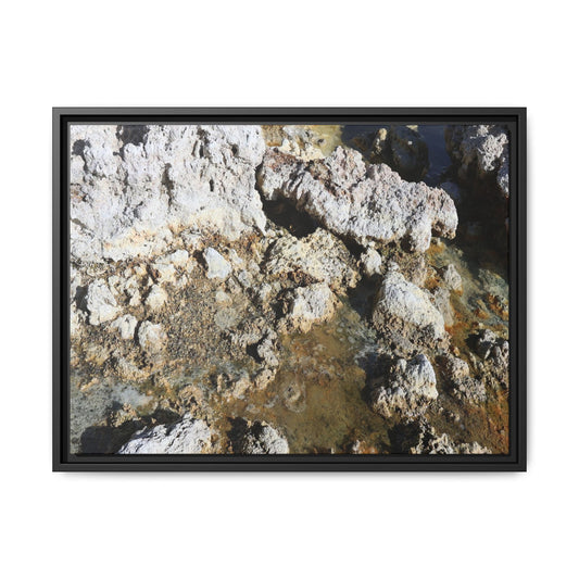 Strata of Silence - Unique Stretched Canvas Wall Art