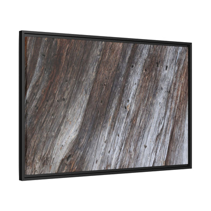 Aged Timber Texture - Unique Stretched Canvas Wall Art - Art By Earth