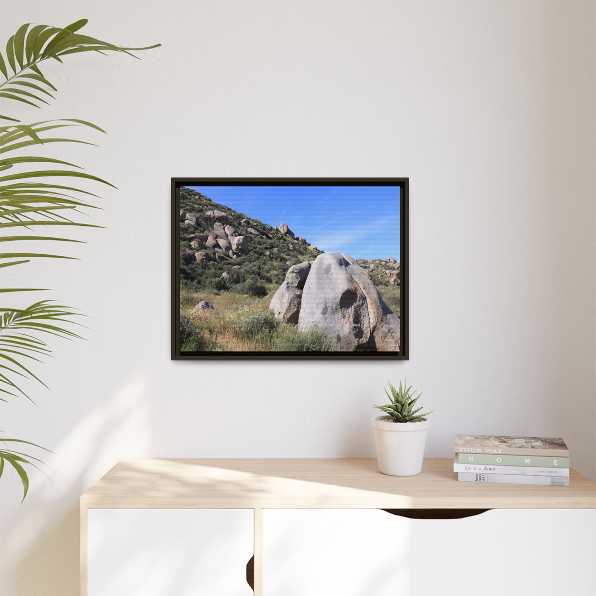 Ancient Stone Guardian - Unique Stretched Canvas Wall Art - Art By Earth