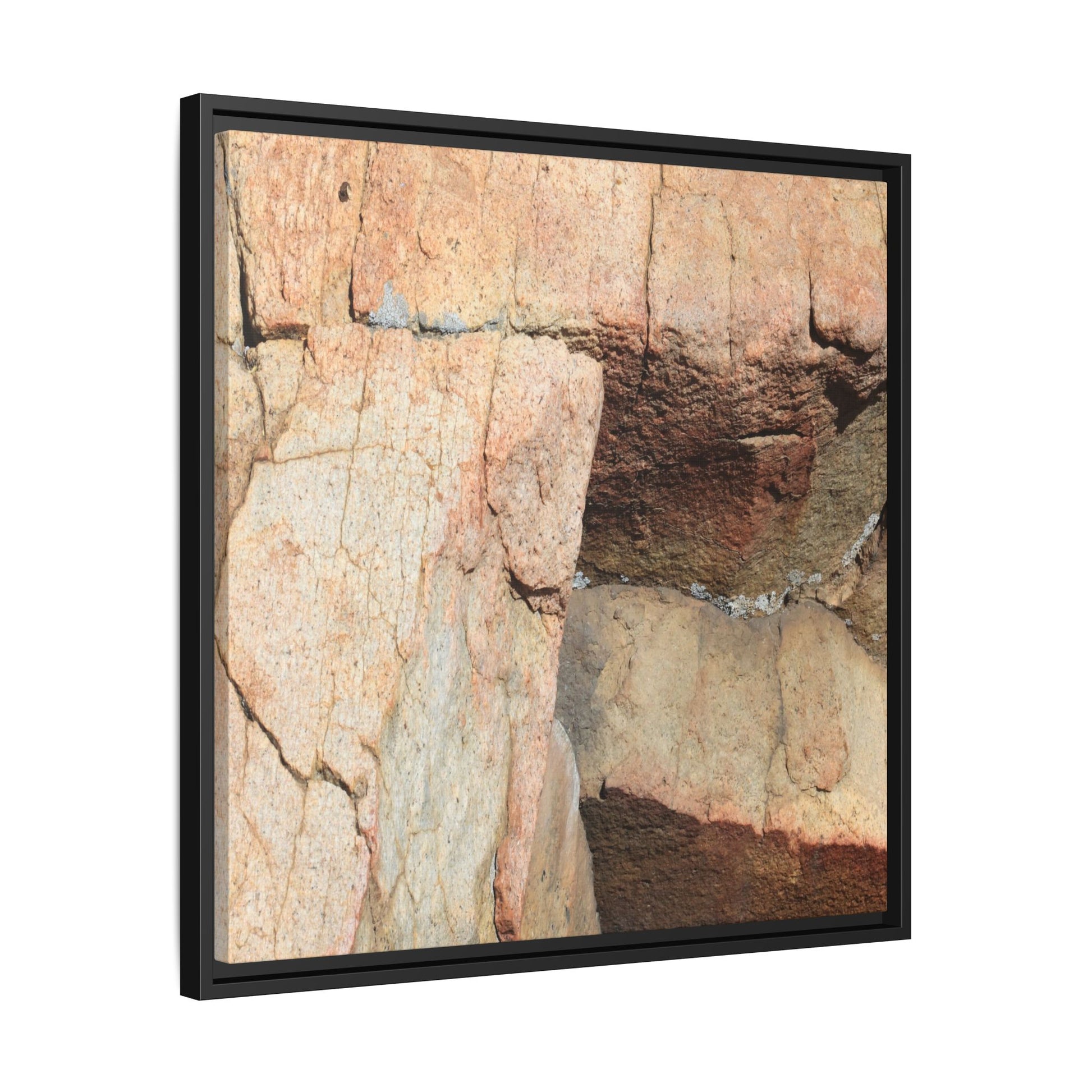Fractured Stone - Unique Stretched Canvas Wall Art - Art By Earth