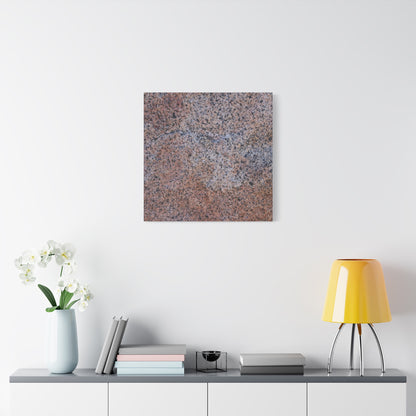 Granular Symphony - Unique Frameless Canvas Wall Art - Art By Earth