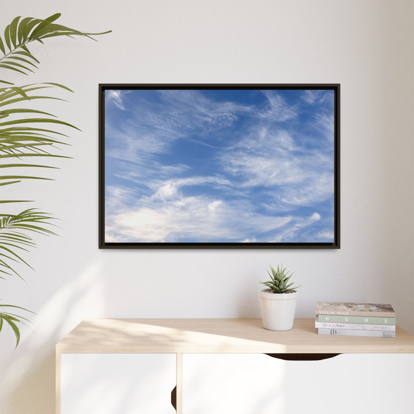 Ethereal Blue Tapestry - Unique Stretched Canvas Wall Art - Art By Earth
