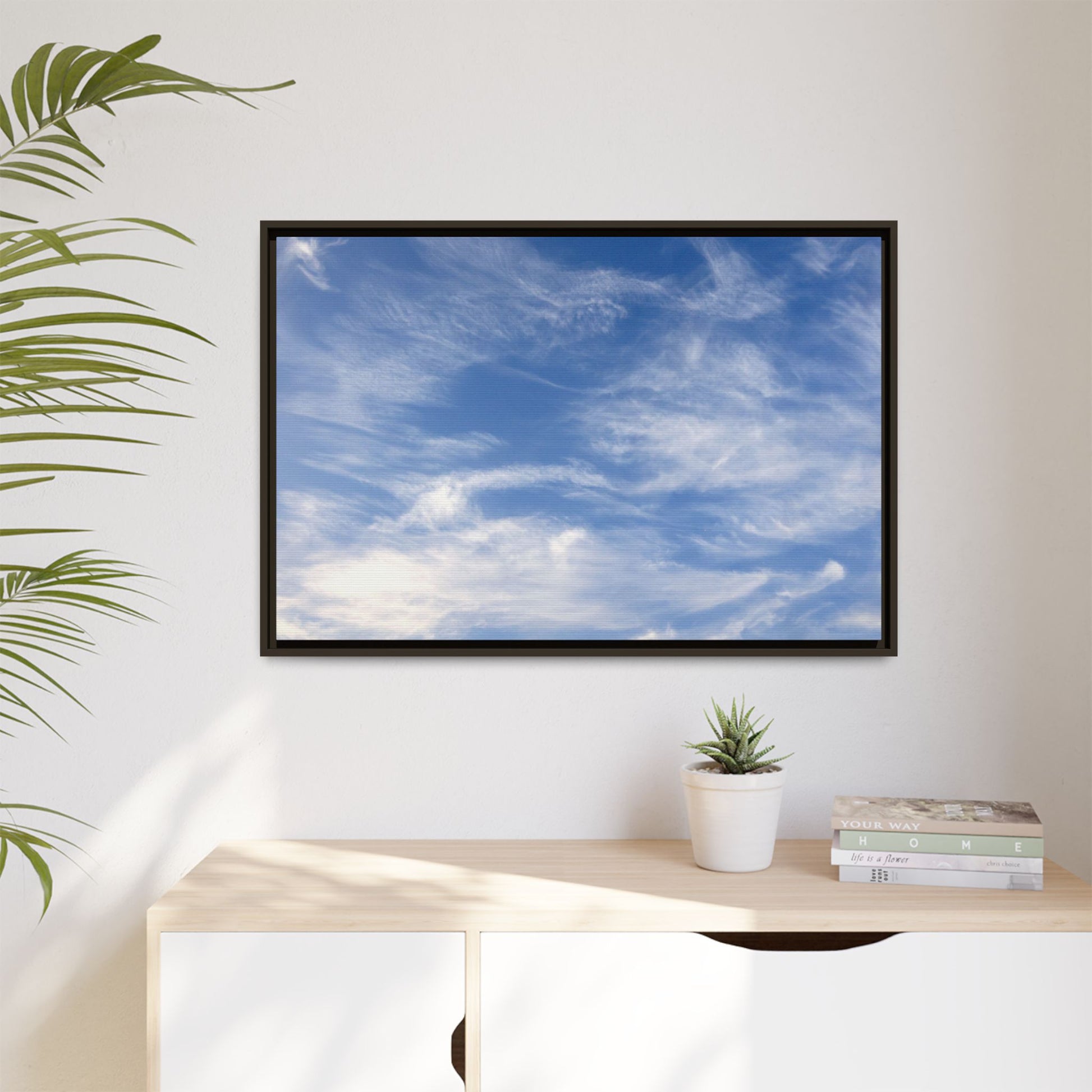 Ethereal Blue Tapestry - Unique Stretched Canvas Wall Art - Art By Earth