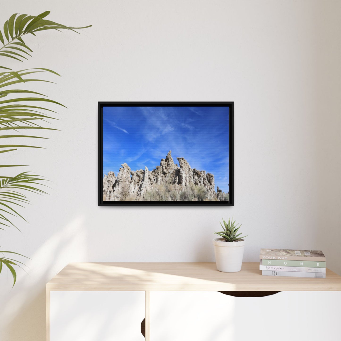 Frozen Sentinels - Unique Stretched Canvas Wall Art