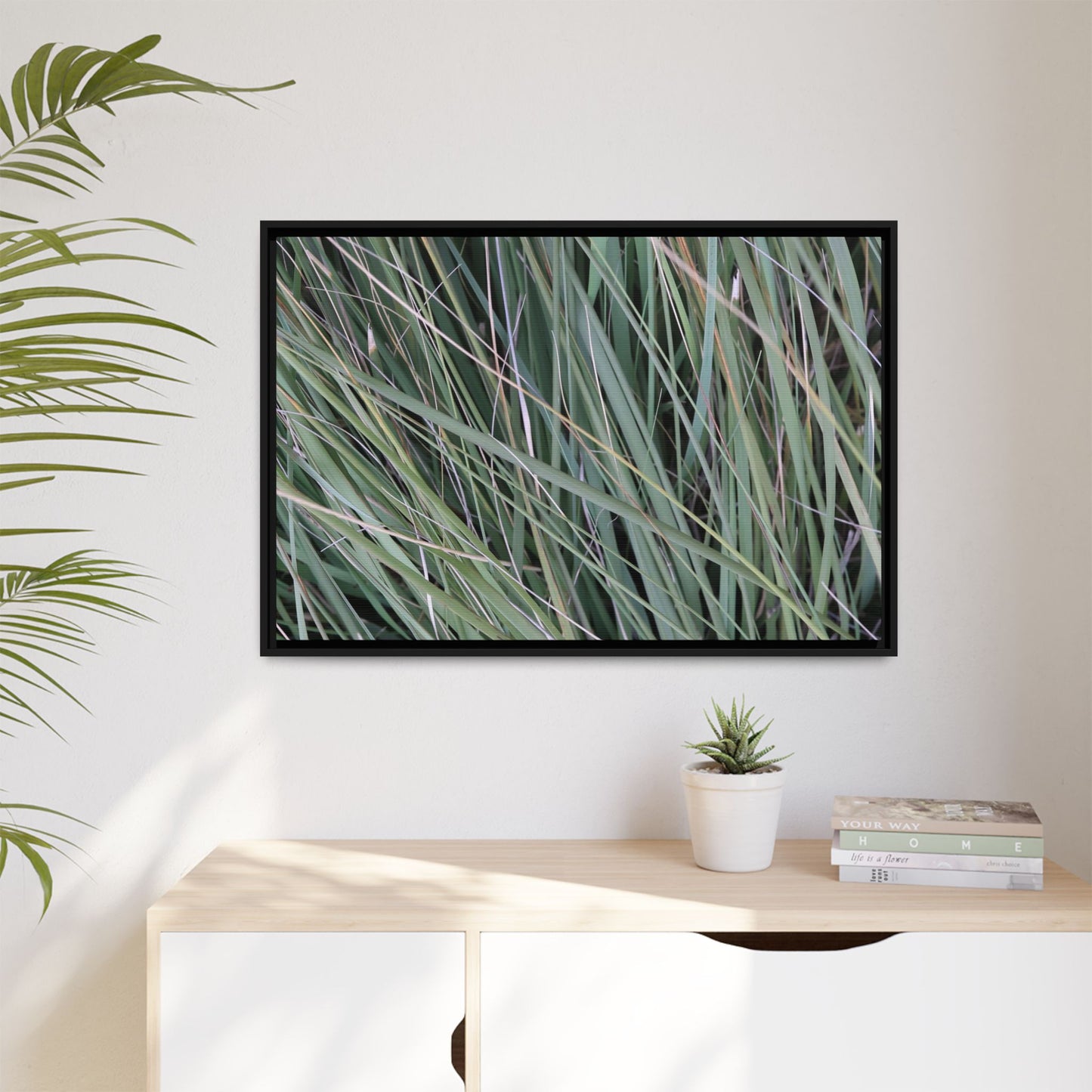 Grassland Symphony - Unique Stretched Canvas Wall Art - Art By Earth