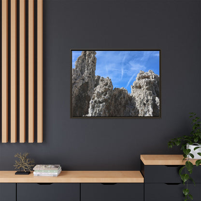 Weathered Sentinels - Unique Stretched Canvas Wall Art