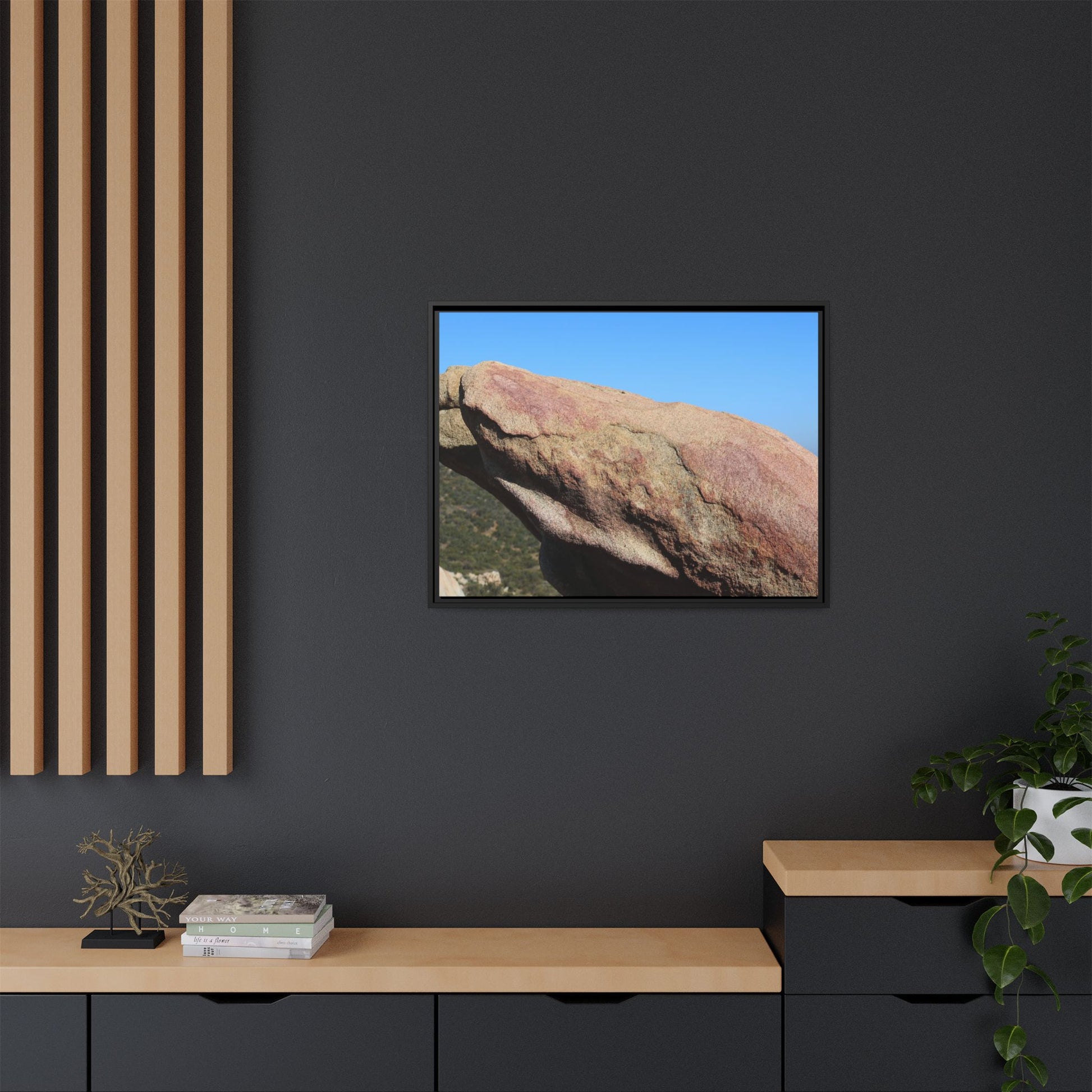 Sleeping Stone - Unique Stretched Canvas Wall Art - Art By Earth