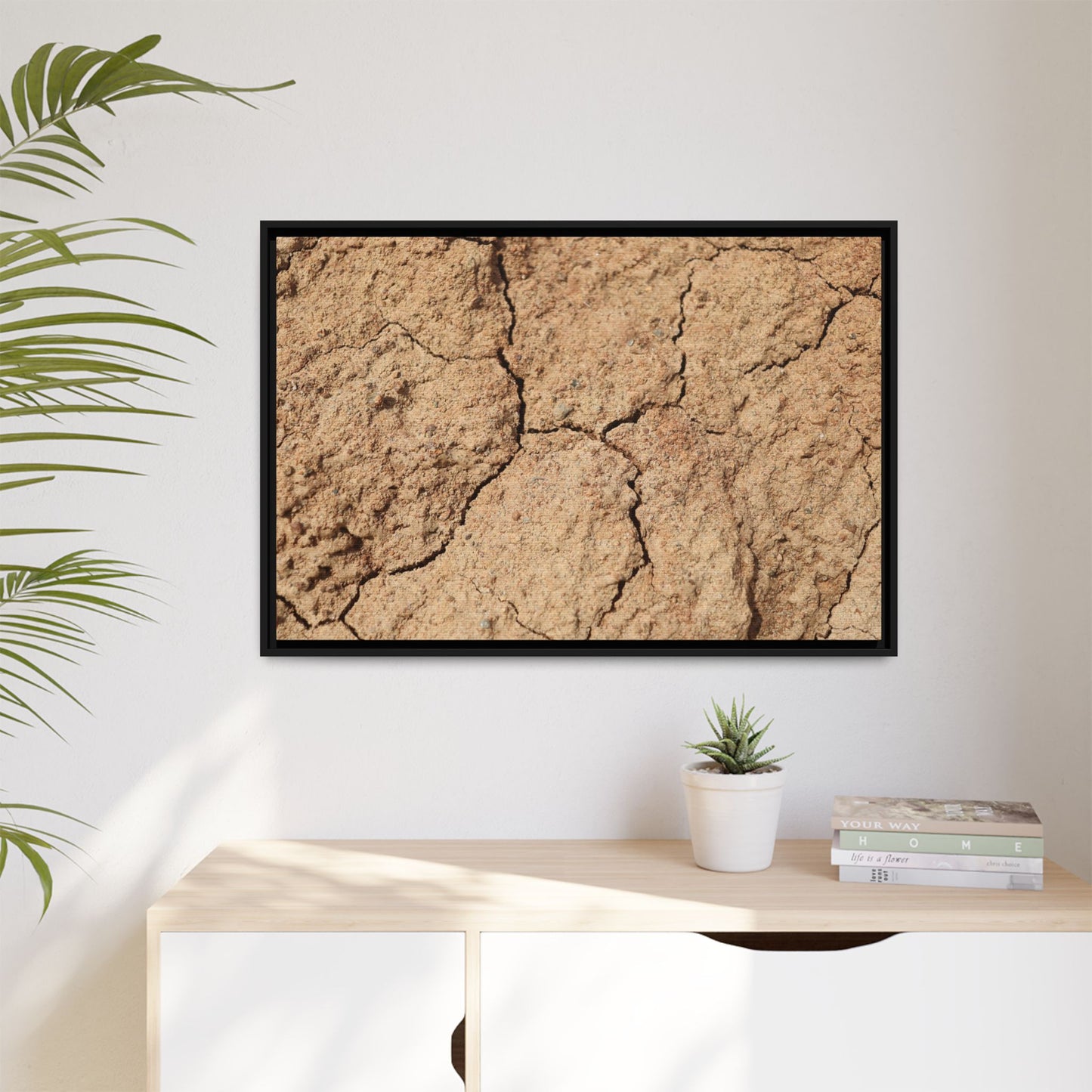Parched Land - Unique Stretched Canvas Wall Art - Art By Earth