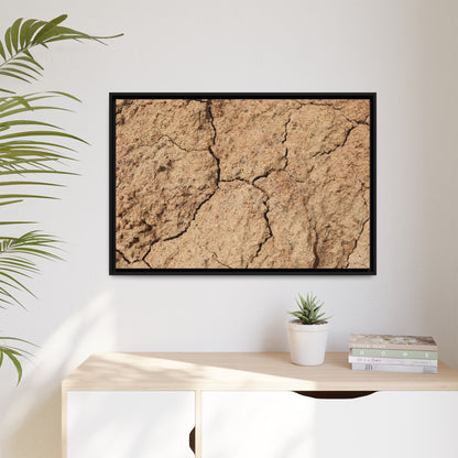 Parched Land - Unique Stretched Canvas Wall Art - Art By Earth