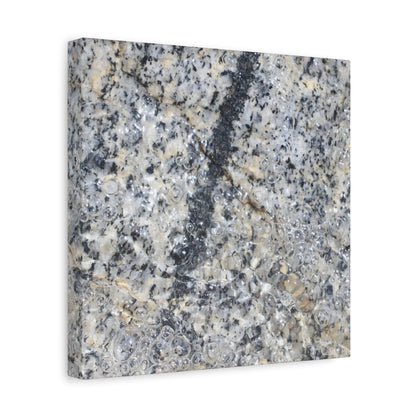 Crystalline Bubbles - Unique Frameless Canvas Wall Art - Art By Earth