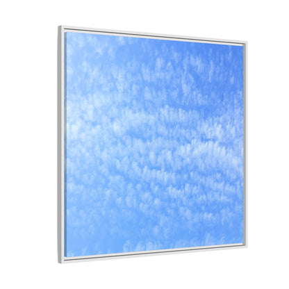 Wispy Blue Dreams - Unique Stretched Canvas Wall Art - Art By Earth