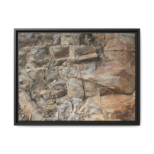 Sandstone Symphony - Unique Stretched Canvas Wall Art - Art By Earth