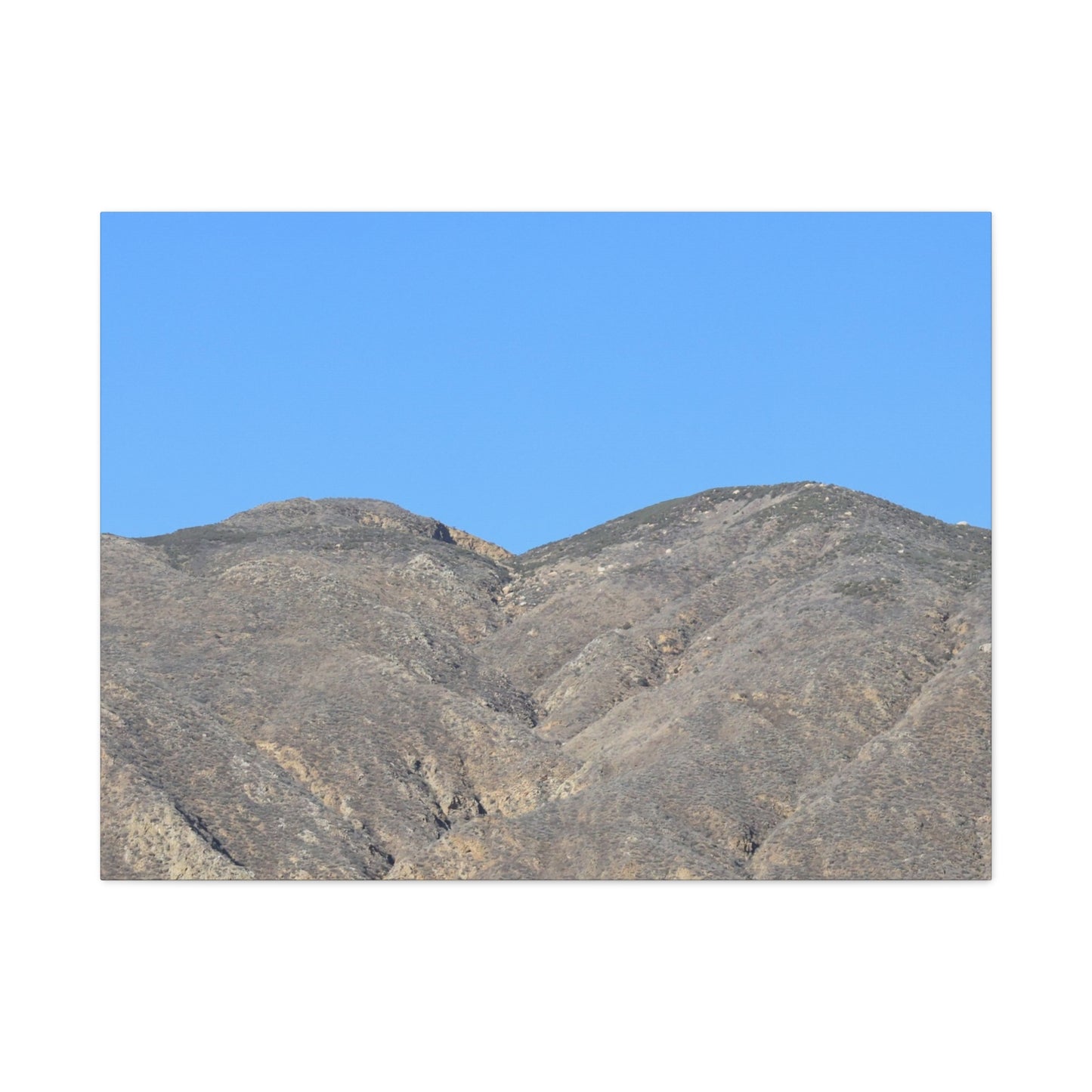 Dusty Peaks of Silence - Unique Frameless Canvas Wall Art - Art By Earth