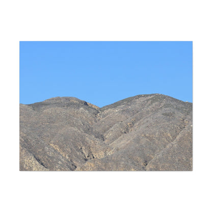 Dusty Peaks of Silence - Unique Frameless Canvas Wall Art - Art By Earth