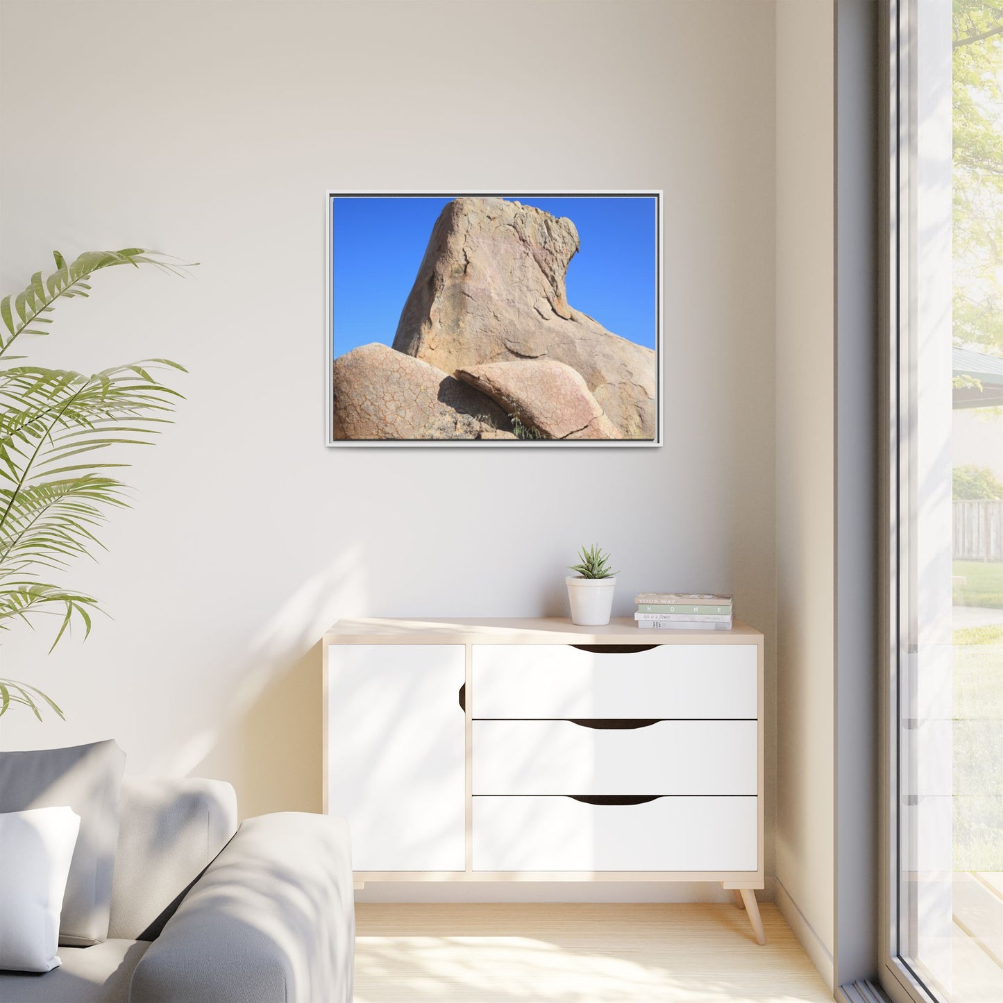 Rocky Sentinel - Unique Stretched Canvas Wall Art - Art By Earth