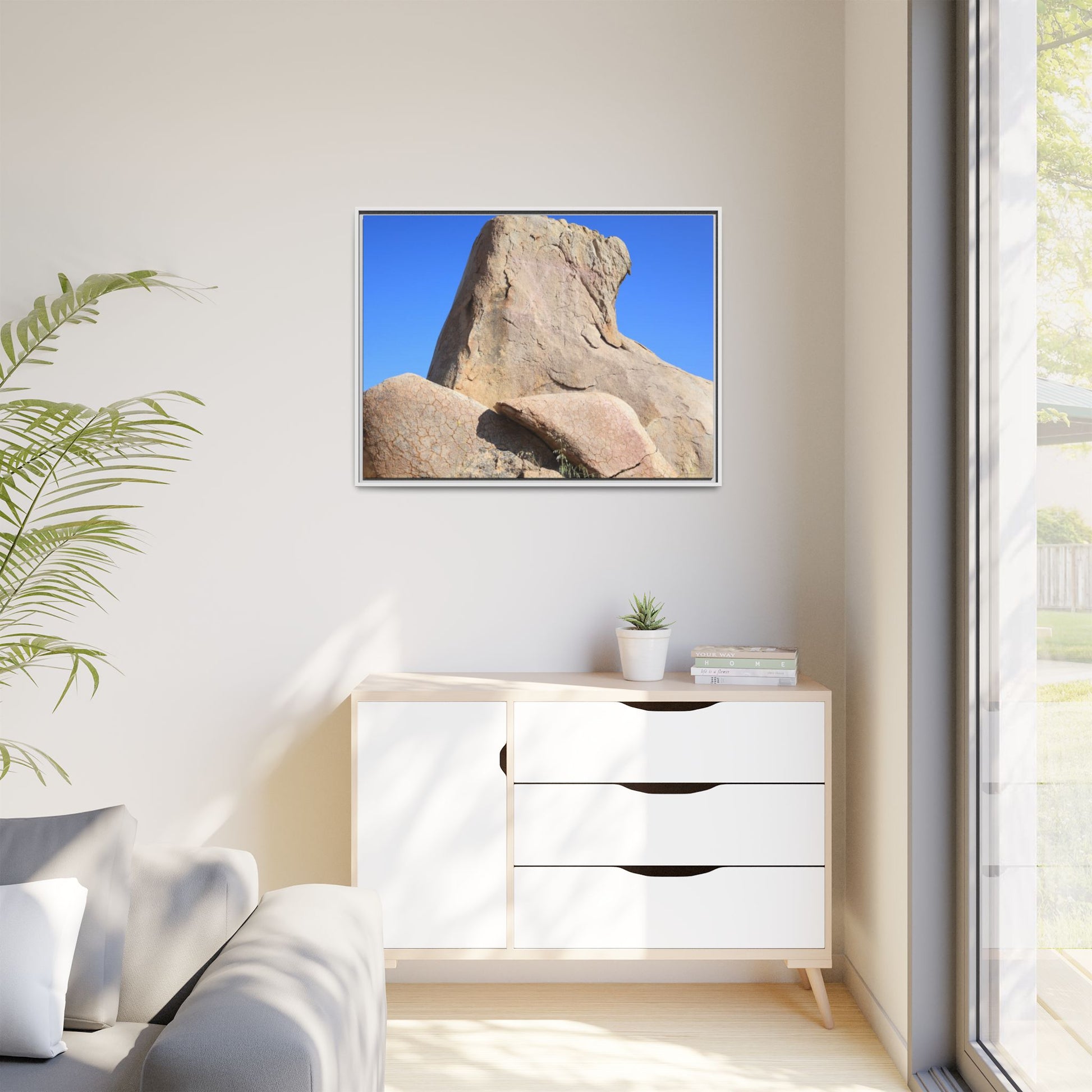 Rocky Sentinel - Unique Stretched Canvas Wall Art - Art By Earth