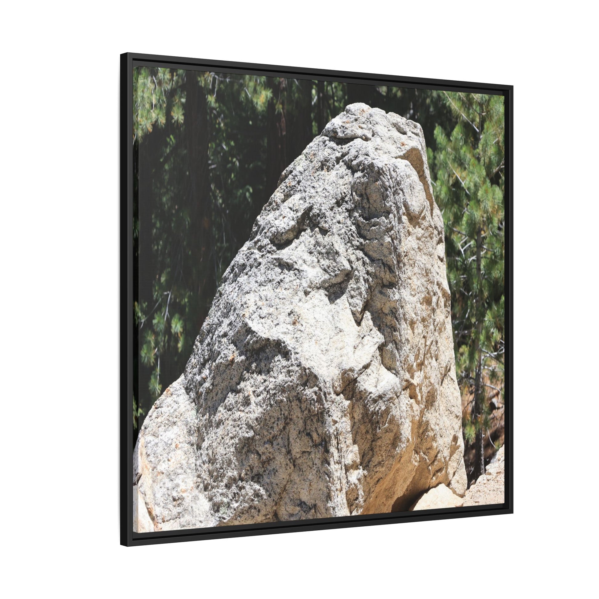 Stone's Silent Whisper - Unique Stretched Canvas Wall Art - Art By Earth
