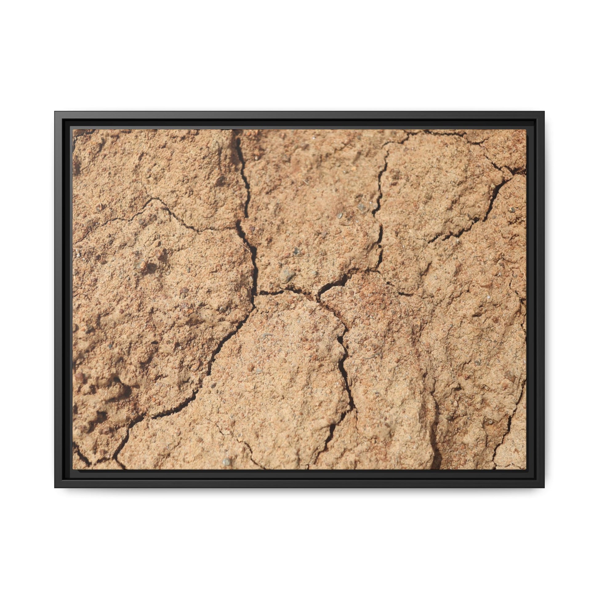 Parched Land - Unique Stretched Canvas Wall Art - Art By Earth