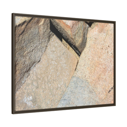 Rock Fragment - Unique Stretched Canvas Wall Art - Art By Earth