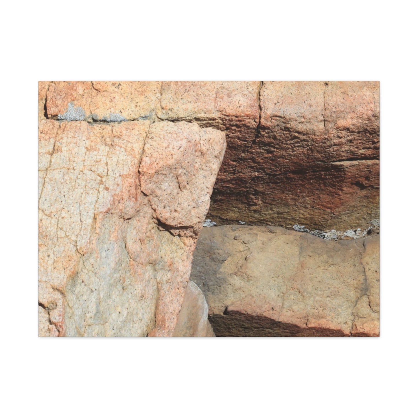 Layered Echoes - Unique Frameless Canvas Wall Art - Art By Earth