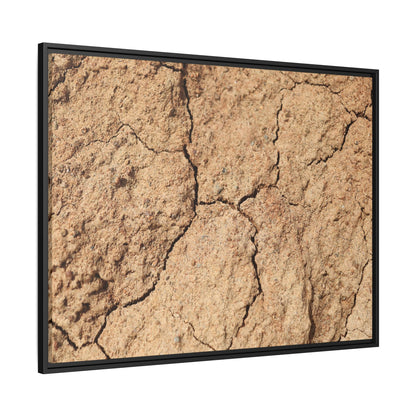 Parched Land - Unique Stretched Canvas Wall Art - Art By Earth