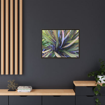 Radiant Leaves - Unique Stretched Canvas Wall Art - Art By Earth